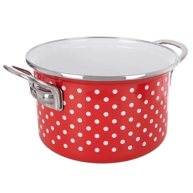 Garnek Emaliowany TECKA 18 cm, 2 l MEBLIVA
