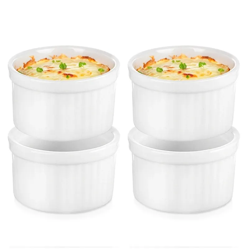 Miseczki Na Przekąski Ceramiczne 6 cm, 40 ml 4 szt. MEBLIVA