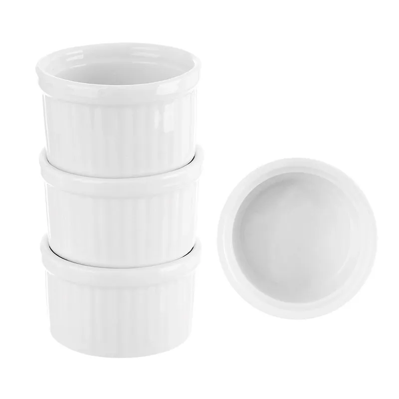 Miseczki Na Przekąski Ceramiczne 6 cm, 40 ml 4 szt. MEBLIVA