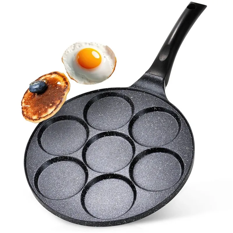 Patelnia Do Jajek Granitowa 7 Otworów 26 cm Basic Line MEBLIVA