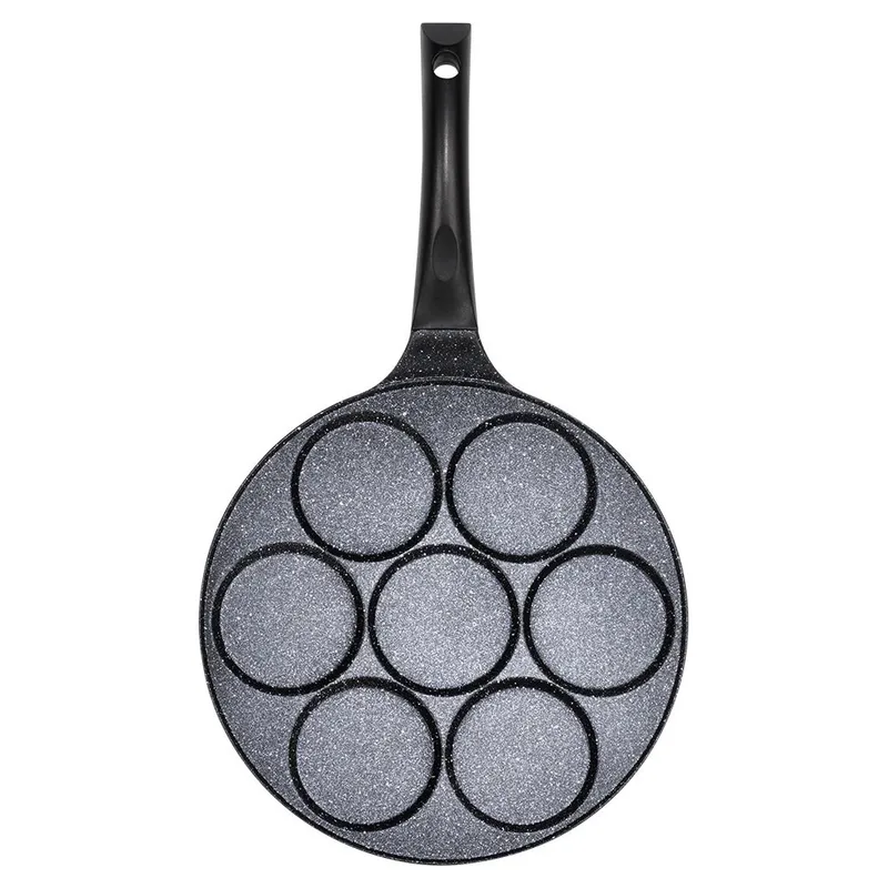 Patelnia Do Jajek Granitowa 7 Otworów 26 cm Basic Line MEBLIVA