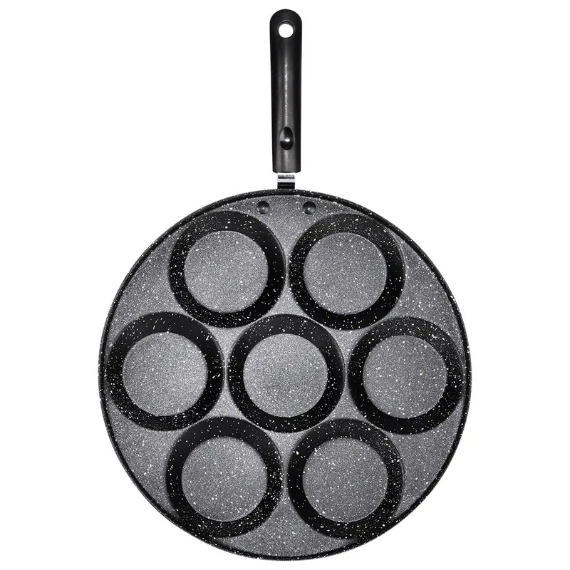 Patelnia Do Jajek Granitowa 7 Otworów 30 cm Basic Line MEBLIVA