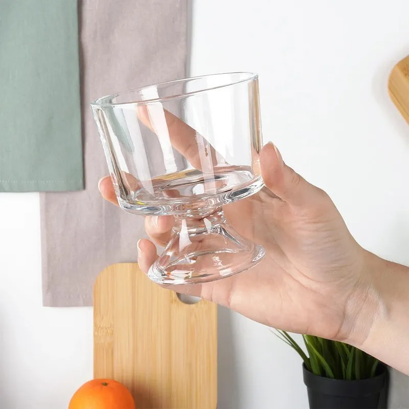 Pucharki Do Lodów Szklane 6 szt. Desery Galaretki 290 ml MEBLIVA