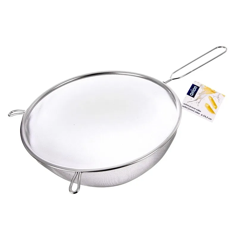 Sitko Kuchenne Stalowe Z Uchwytem 24,5 cm MEBLIVA