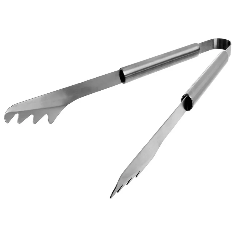 Szczypce Grillowe Długie Ze Stali Nierdzewnej Ząbkowane 43 cm GARDIVA