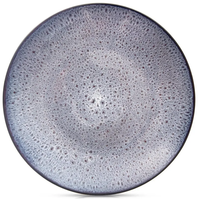 Talerz Obiadowy Płytki Ceramiczny GLAZE 27 cm MEBLIVA - Fioletowy