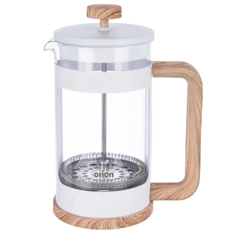 Zaparzacz Tłokowy 650 ml WHITELINE French Press Szkło Tłok MEBLIVA