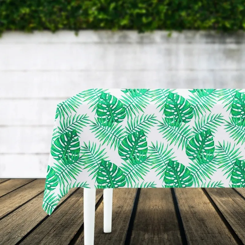 Cerata Plamoodporna 180 x 130 cm Liście Monstery EVA Na Stół MEBLIVA