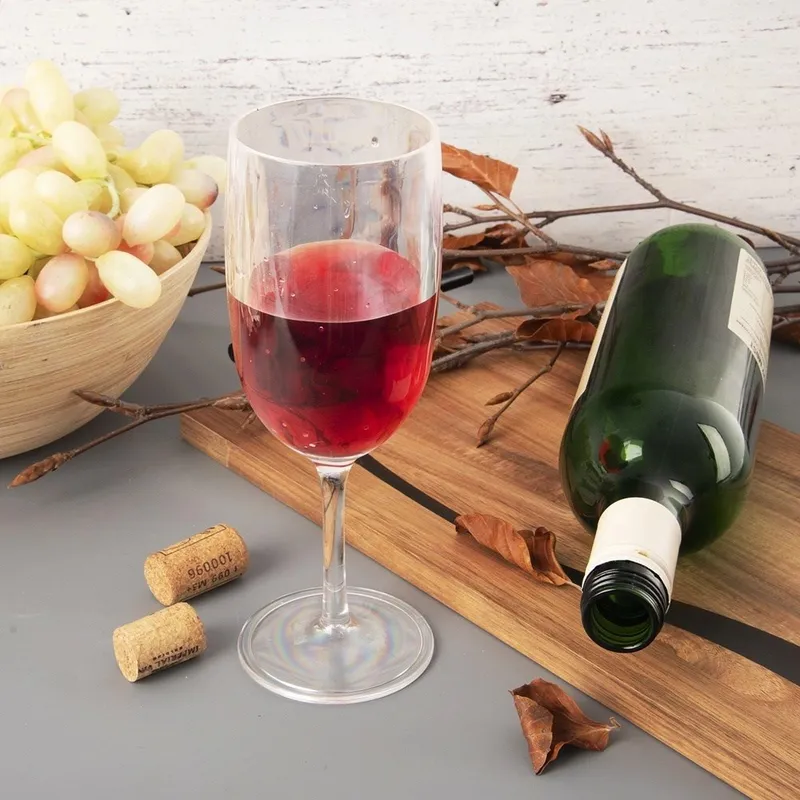 Kieliszek Do Wina Plastikowy 320 ml Nietłukący Turystyczny MEBLIVA