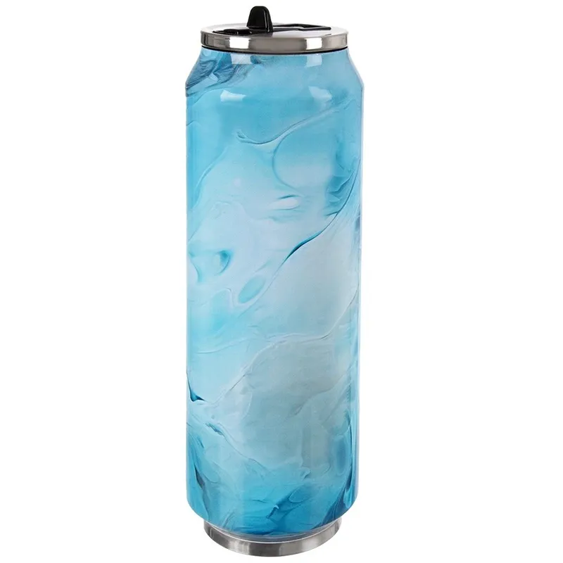 Kubek Termiczny Puszka 700 ml MEBLIVA - Niebieska