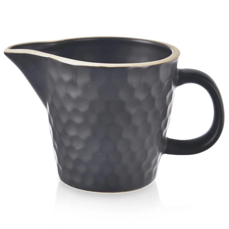 Mlecznik Kamionkowy TEA TIME 100 ml Z Uchem Do Zmywarki MEBLIVA - Czarny