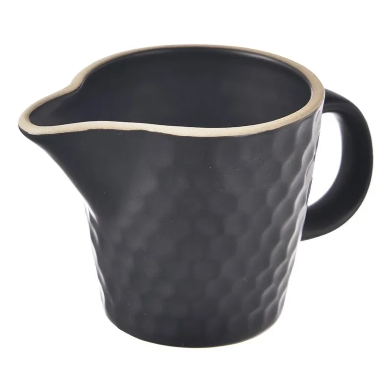 Mlecznik Kamionkowy TEA TIME 100 ml Z Uchem Do Zmywarki MEBLIVA - Czarny