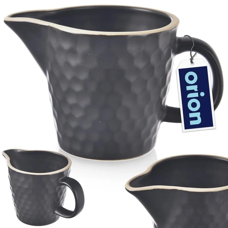 Mlecznik Kamionkowy TEA TIME 100 ml Z Uchem Do Zmywarki MEBLIVA - Czarny