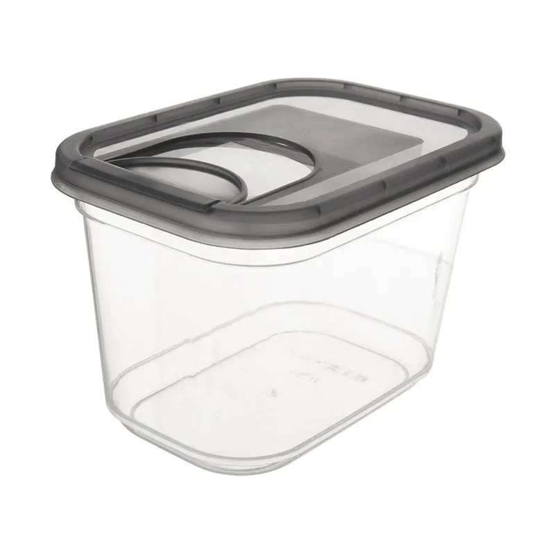 Pojemnik Na Kapsułki Karmę Sypkie 1,3 l Z Dozownikiem 16,5 x 11,5 MEBLIVA