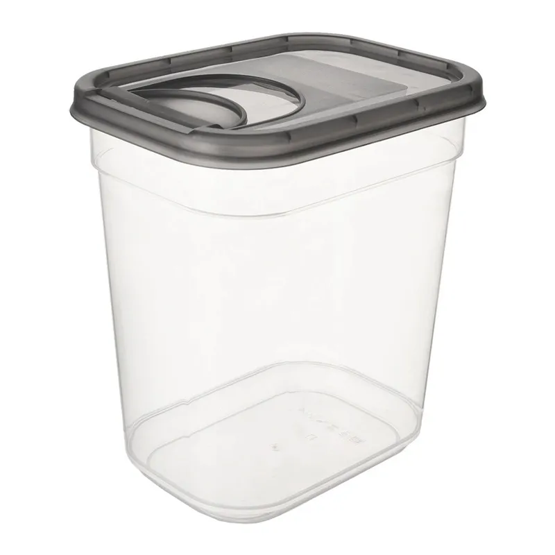 Pojemnik Na Kapsułki Karmę Sypkie 1,9 l Z Dozownikiem 16,5 x 16,5 MEBLIVA