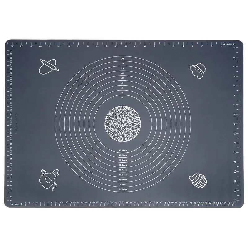 Stolnica Silikonowa Mata Do Pieczenia Antypoślizgowa 64 x 45 cm MEBLIVA