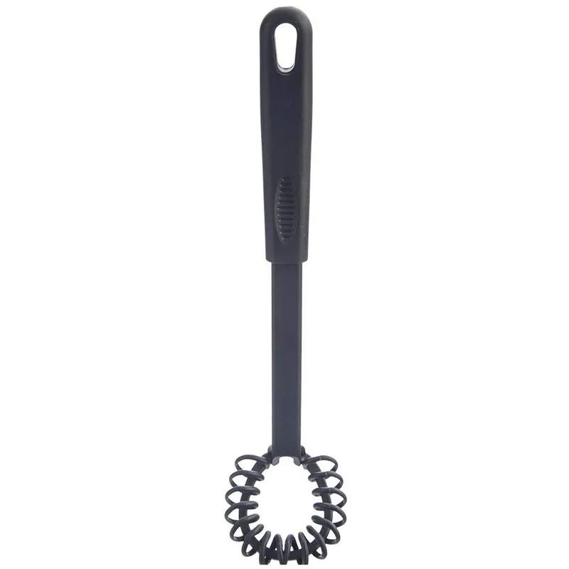 Trzepaczka Spiralna Kuchenna BLACKLINE 28 cm Wygodny MEBLIVA - Czarna