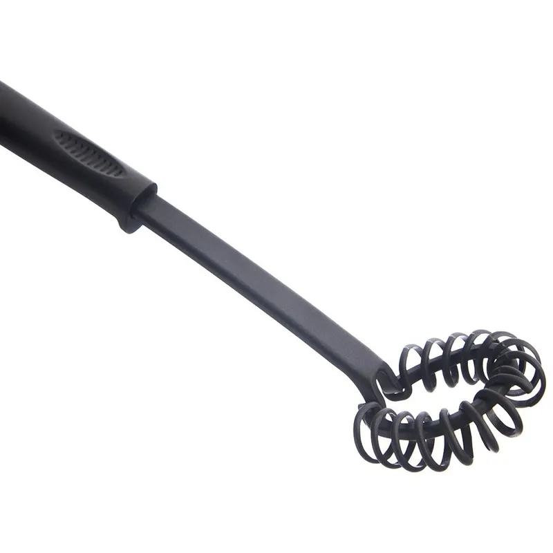 Trzepaczka Spiralna Kuchenna BLACKLINE 28 cm Wygodny MEBLIVA - Czarna