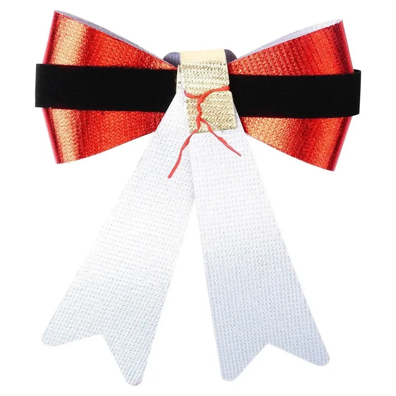 Kokarda Dekoracyjna Świąteczna HSD 2 szt. 15 x 17 cm MEBLIVA - Czerwona