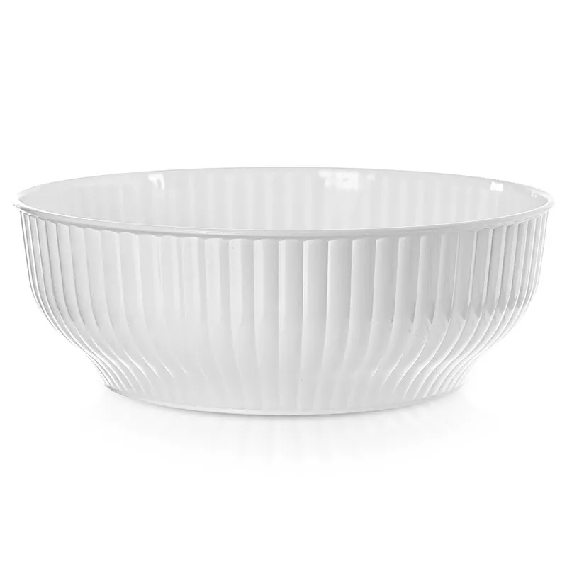 Miska Kuchenna 30 cm 5 l Tworzywo Do Zmywarki I Mikrofali MEBLIVA - Biała
