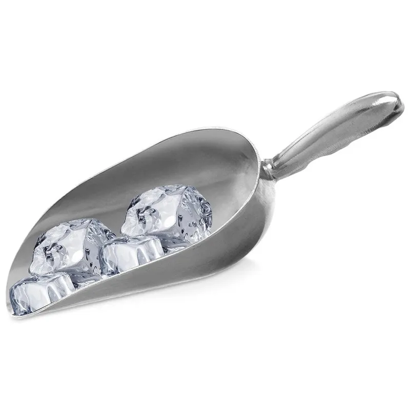 Łopatka Do Nabierania Aluminiowa 22 x 8 cm 200 ml Gładka MEBLIVA