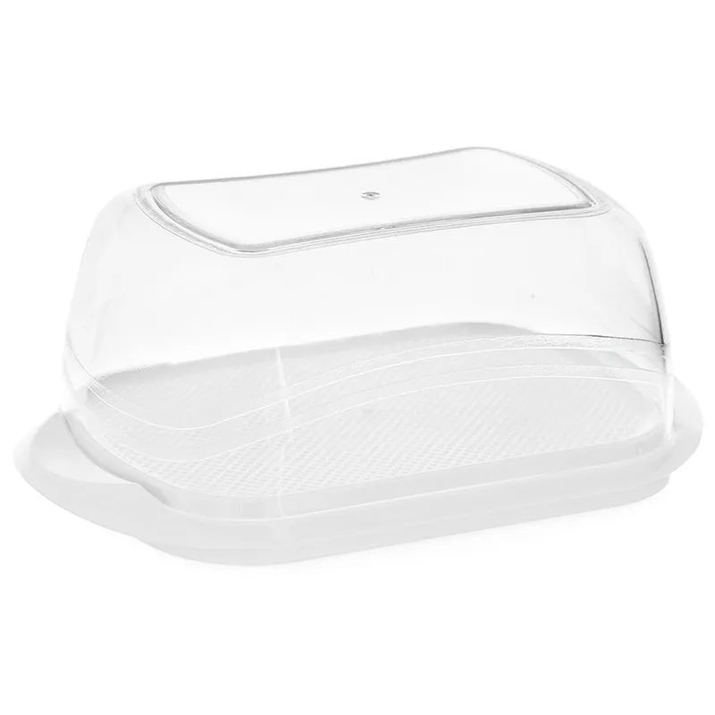 Maselniczka Z Pokrywką Tworzywo Przezroczyste 18,5 x 11 x 7 cm MEBLIVA
