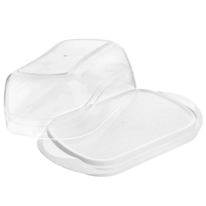 Maselniczka Z Pokrywką Tworzywo Przezroczyste 18,5 x 11 x 7 cm MEBLIVA