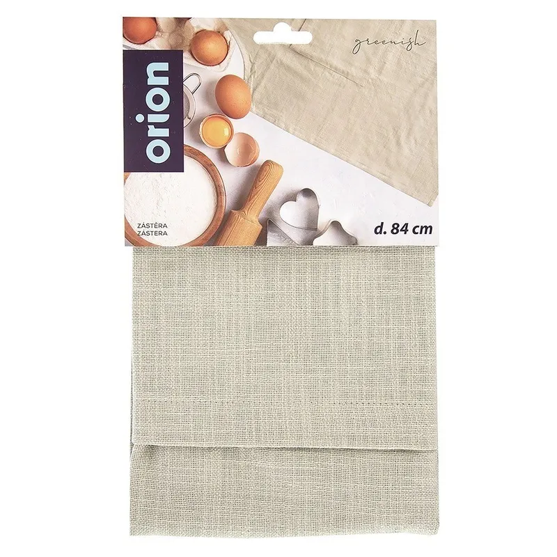 Fartuch Kuchenny Bawełniany GREENISH Z Kieszenią 70x84 cm MEBLIVA - Zielony
