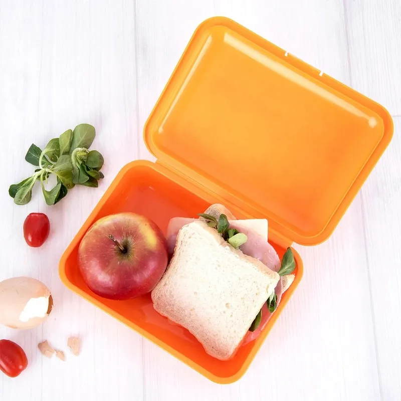 Pojemnik Lunchbox Śniadaniowy 750 ml Zmywarka Mikrofala 18 x 13 cm MEBLIVA