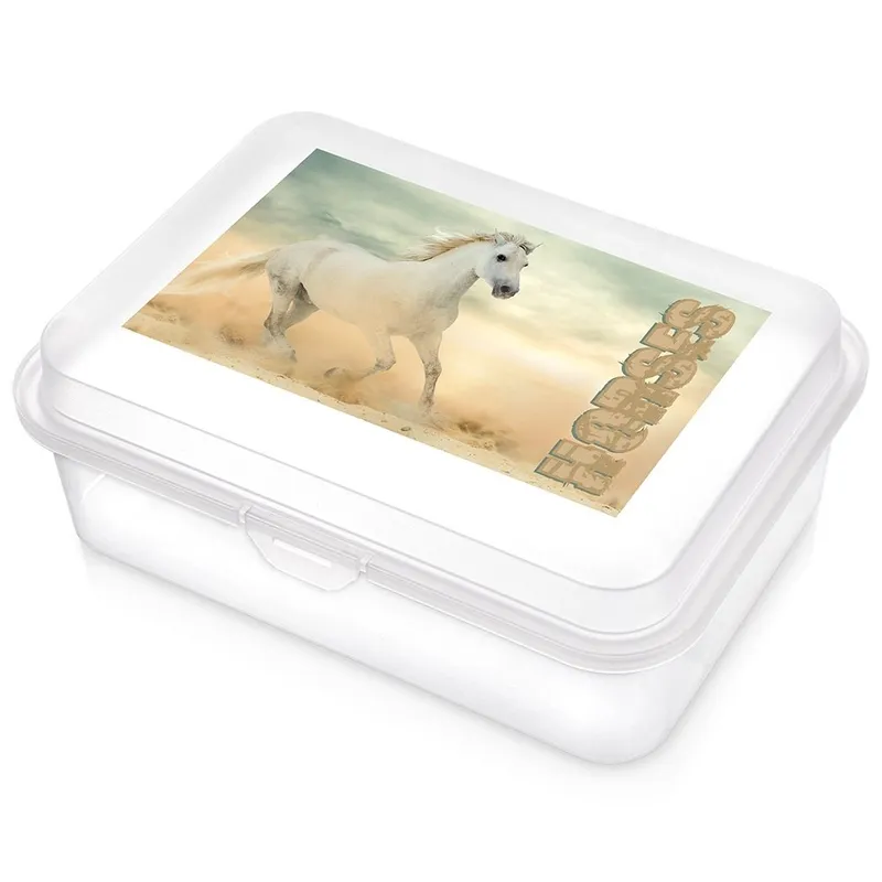 Pojemnik Lunchbox Śniadaniowy 750 ml Zmywarka Mikrofala 18 x 13 cm MEBLIVA