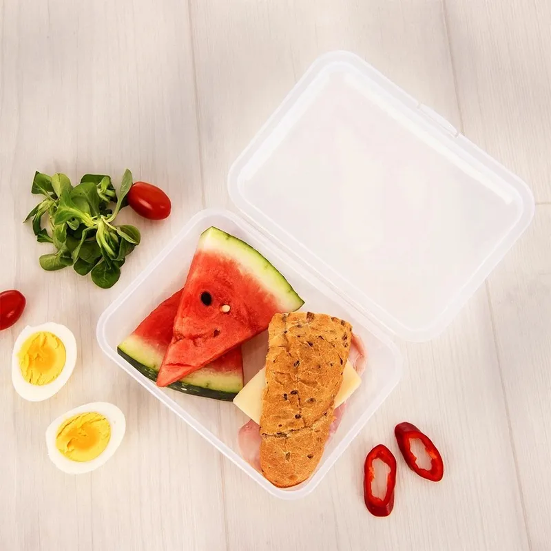 Pojemnik Lunchbox Śniadaniowy 750 ml Zmywarka Mikrofala 18 x 13 cm MEBLIVA