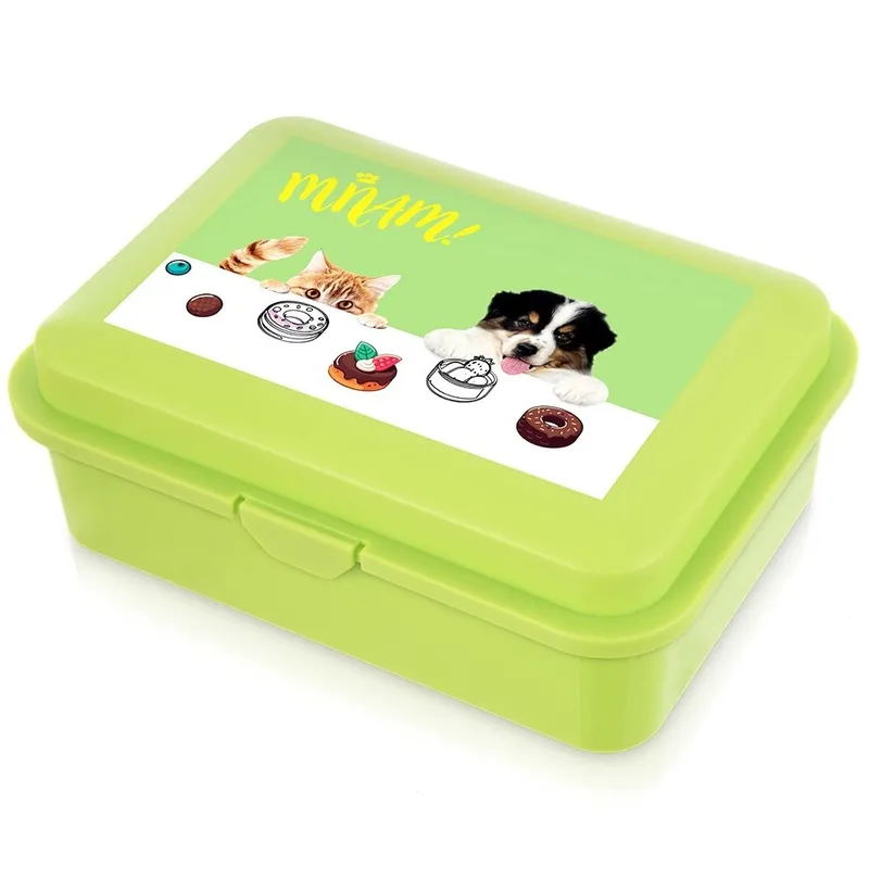 Pojemnik Lunchbox Śniadaniowy 750 ml Zmywarka Mikrofala 18 x 13 cm MEBLIVA