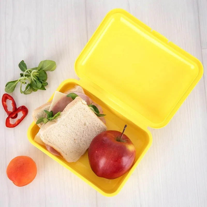 Pojemnik Lunchbox Śniadaniowy 750 ml Zmywarka Mikrofala 18 x 13 cm MEBLIVA