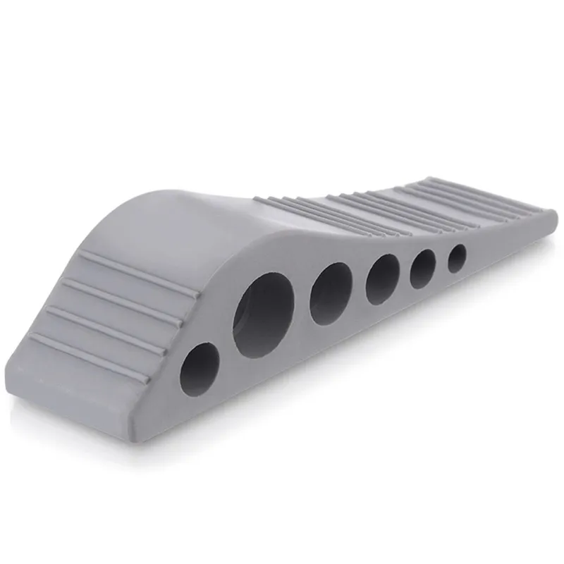 Stoper Klin Do Drzwi Gumowy Ogranicznik Podłogowy 12 cm MEBLIVA - Szary