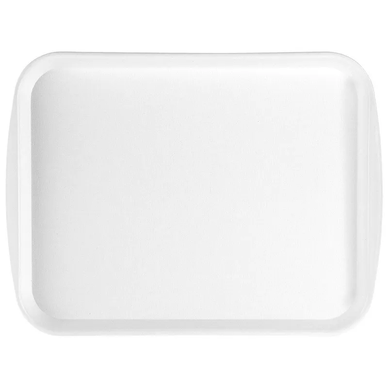 Taca Do Serwowania Plastikowa Antypoślizgowa 35,5 x 27 cm MEBLIVA - Biała