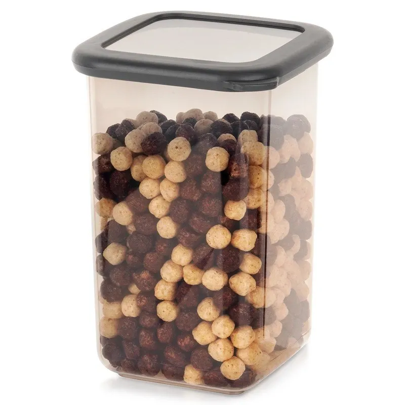 Pojemnik Na Sypkie Piętrowany 1,2 l EXCELLENT Zamykany 16,5 x 11 cm MEBLIVA
