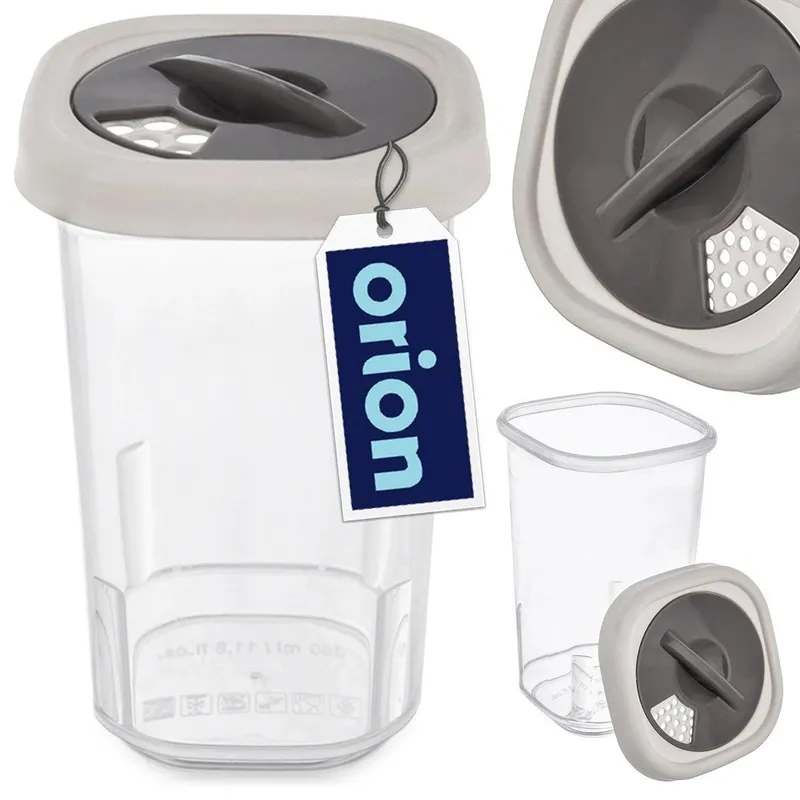 Pojemnik Na Przyprawy Sitko Dozownik 320 ml Regulacja 11,5 x 7,2 cm MEBLIVA