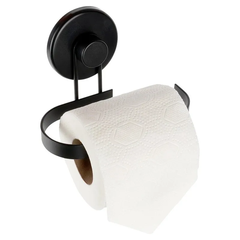 Uchwyt Na Papier Toaletowy Metalowy BATHROOM Na Przyssawkę 14 x 11 MEBLIVA