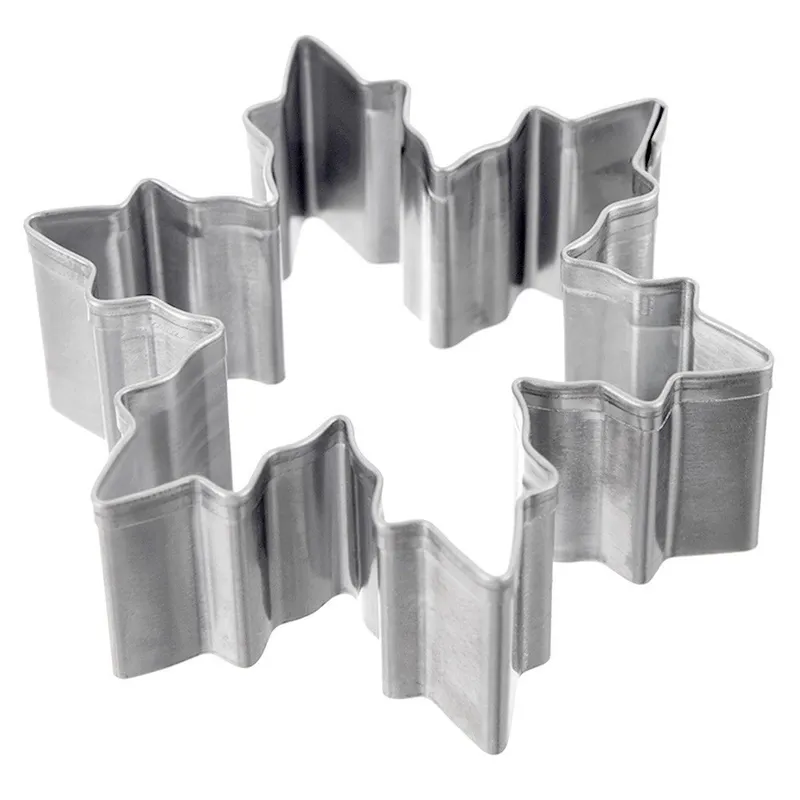 Wykrawacz Do Ciastek Płatek Śniegu 5,5 x 5,5 cm Stal Do Zmywarki MEBLIVA