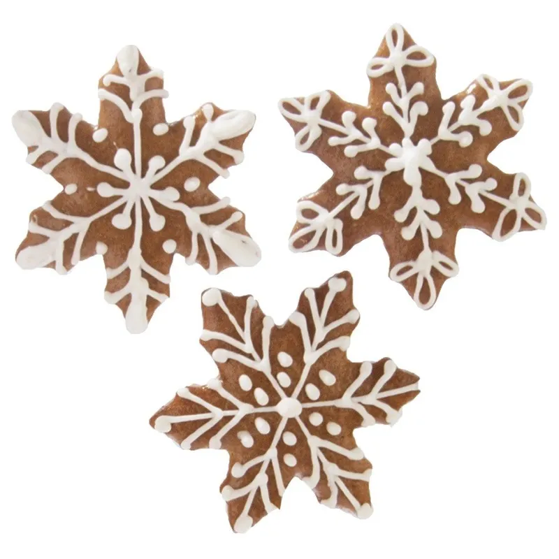 Wykrawacz Do Ciastek Płatek Śniegu 5,5 x 5,5 cm Stal Do Zmywarki MEBLIVA