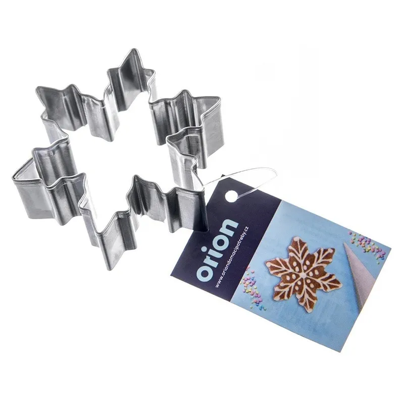 Wykrawacz Do Ciastek Płatek Śniegu 5,5 x 5,5 cm Stal Do Zmywarki MEBLIVA