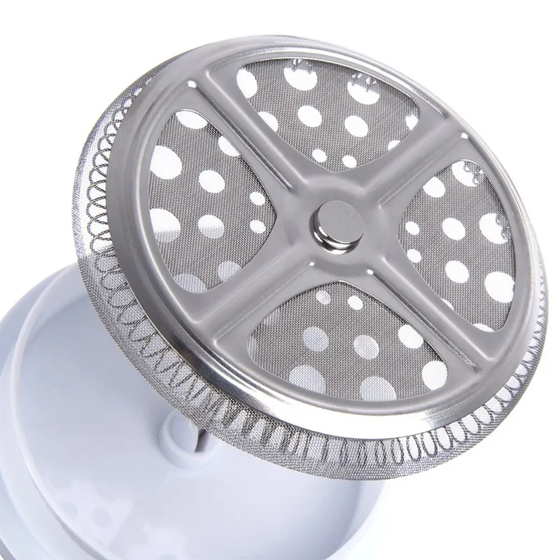 Zaparzacz Tłokowy 400 ml WHITELINE French Press Szkło Tłok MEBLIVA