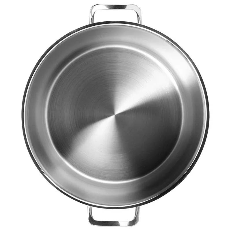 Garnek Stalowy 18,2 l ANETT Mega 30 cm Indukcja Zmywarka MEBLIVA