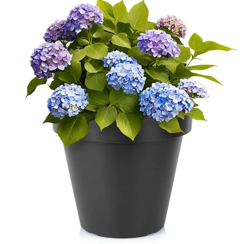 Doniczka Ogrodowa Plastikowa Okrągła 39 cm GARDIVA - Czarna