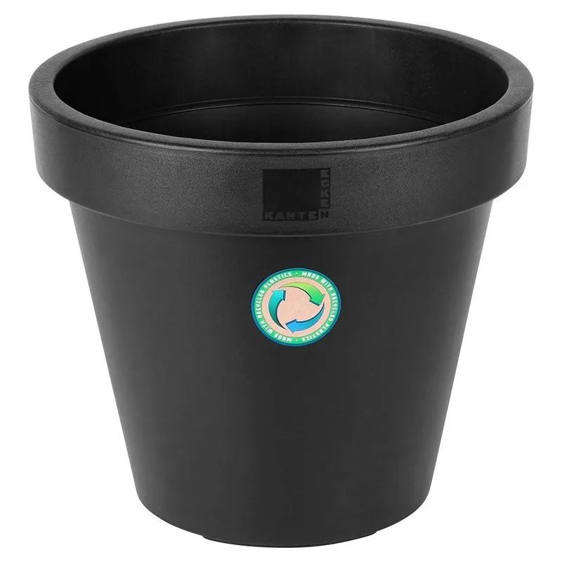 Doniczka Ogrodowa Plastikowa Okrągła 39 cm GARDIVA - Czarna