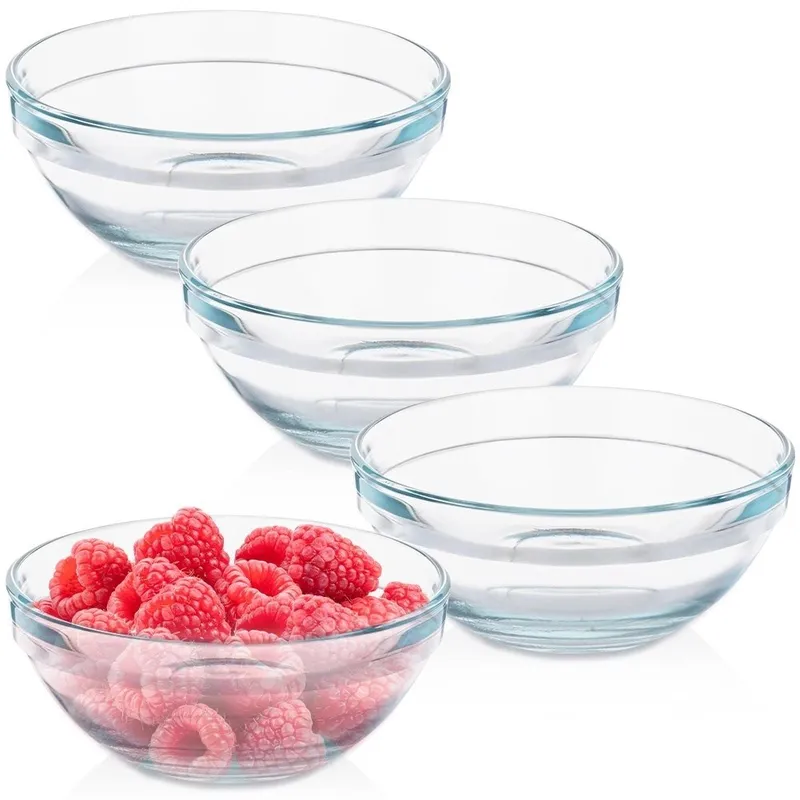 Miseczki Szklane 12 cm, 275 ml 4 szt. MEBLIVA