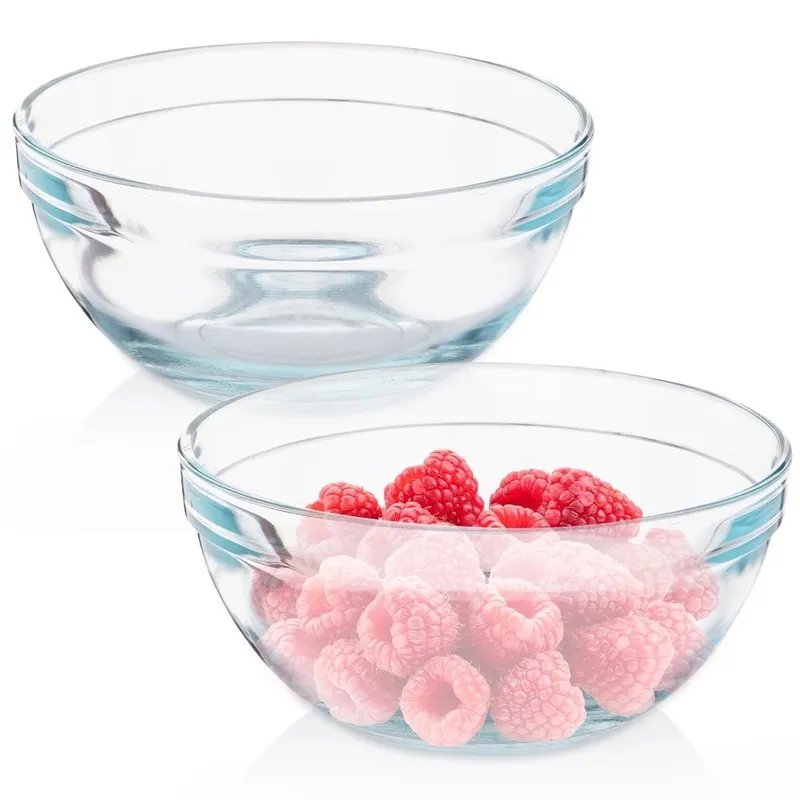 Miseczki Szklane 14 cm, 500 ml 2 szt. MEBLIVA