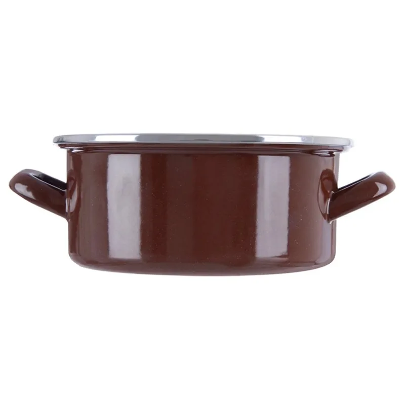 Garnek Emaliowany BROWN 20,5 cm, 2,2 l MEBLIVA