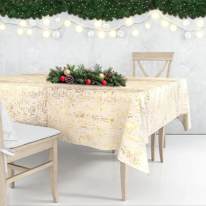 Obrus Świąteczny Plamoodporny 220x150 cm MEBLIVA