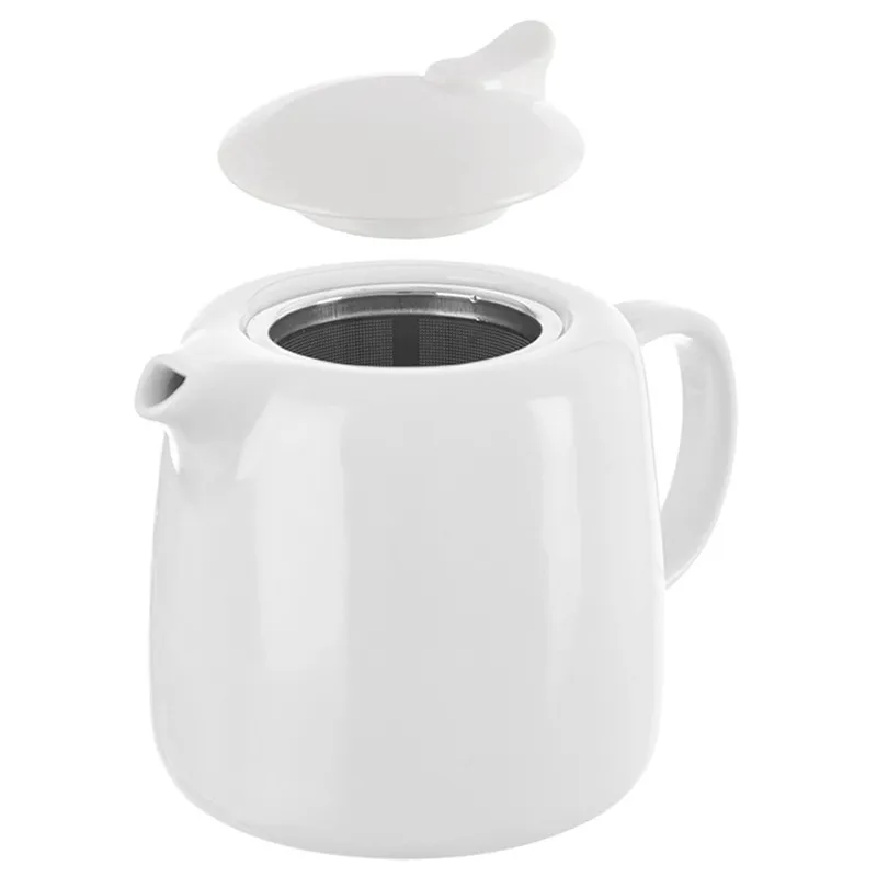 Dzbanek Porcelanowy 650ml Zaparzacz Sitko Stalowe MONA MEBLIVA